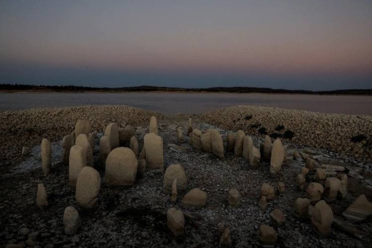 Spanish Stonehenge exposed in drought