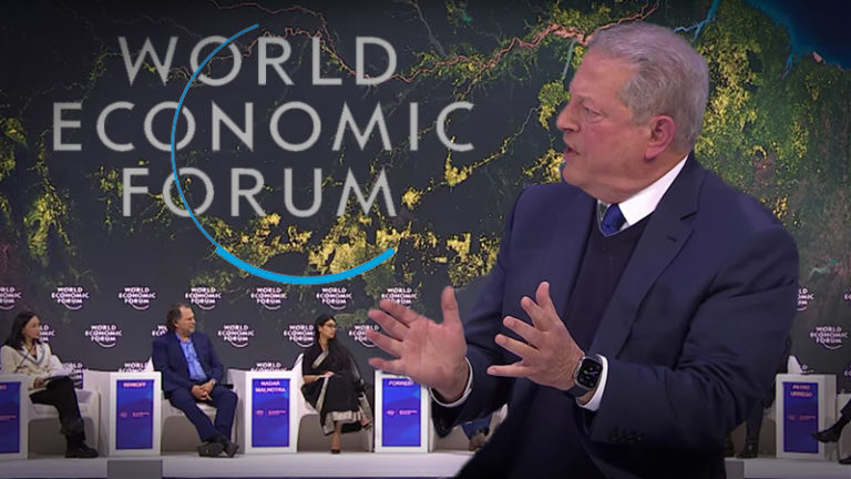 Climate Change Fearmonger Al Gore Slammed For Outlandish Rant At WEF In Davos