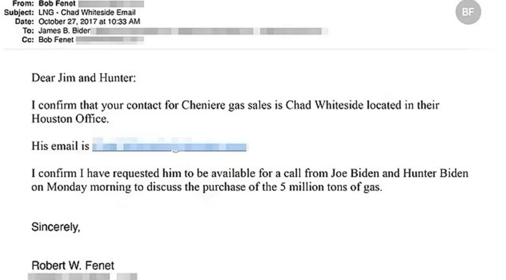 Joe Biden Appears to Be Nailed Discussing Hunter Biden Business Deal to Sell Natural Gas to China