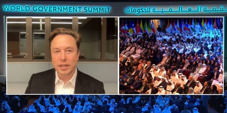 Elon Musk Gives a Warning to Global Elites About World Government at the World Government Summit