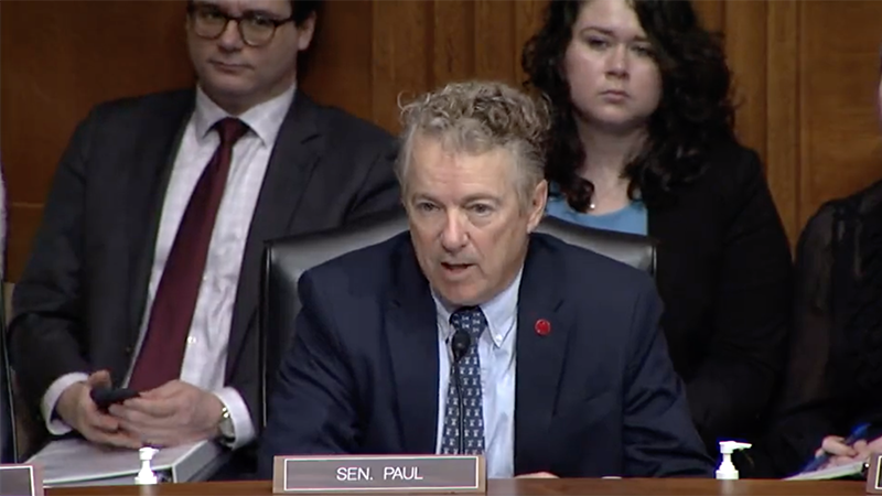 Watch: Rand Paul Grills School of Nursing Head On Student COVID Vaccine Mandate