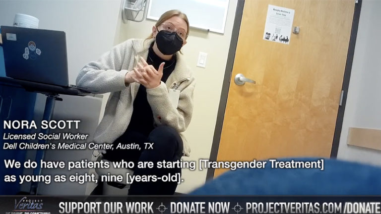 Gender Clinics Helping Children ‘Transition’ as Young as 8 Years Old, Project Veritas Reveals