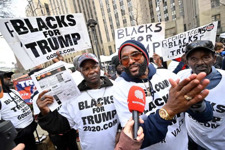 Trump protesters clash outside Manhattan Courthouse With Deranged Liberals