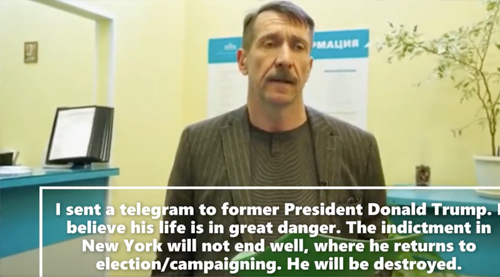 Watch: Viktor Bout Warns Donald Trump of Assassination Threat, Urges Move to Russia So He Can Safely ‘Lead Uprising Against Globalists’