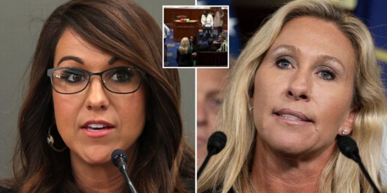 House Floor Feud Between Lauren Boebert & MTG Explodes Amid Biden Impeachment Feud