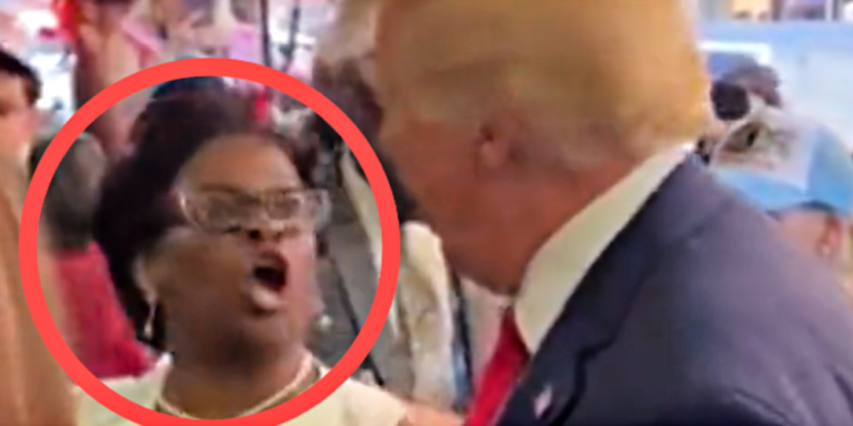 African American Woman Says Bold 4-Word Message To Trump's Face In Philadelphia - Trump Knows