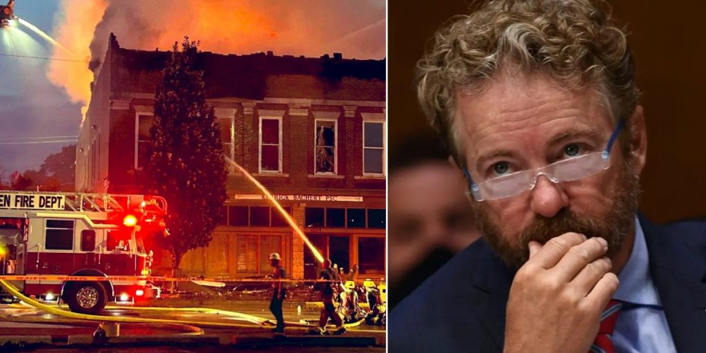 Rand Paul's Office Building Catches Fire, One Day After Referring Fauci for Prosecution