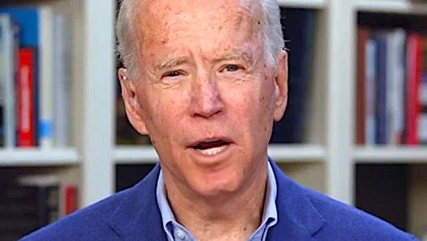 The front-runner who looks like a loser is Biden