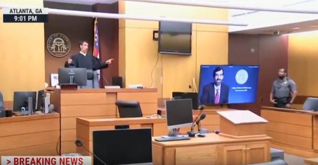 Fulton County Judge Cracks Jokes in Courtroom After Delivering 10 Felony Indictments of Donald Trump