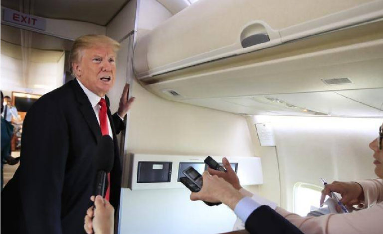 Interviewer Booted From Trump’s Plane After What She Did To His Face - Trump Knows