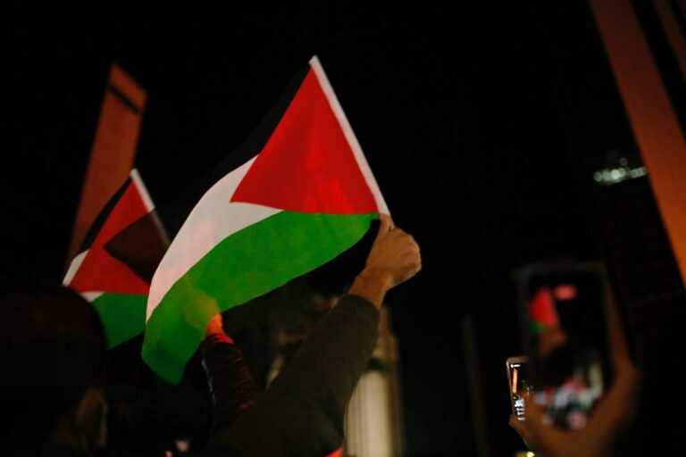 Videos: Pro-Palestine protesters occupy Fox News building in NYC