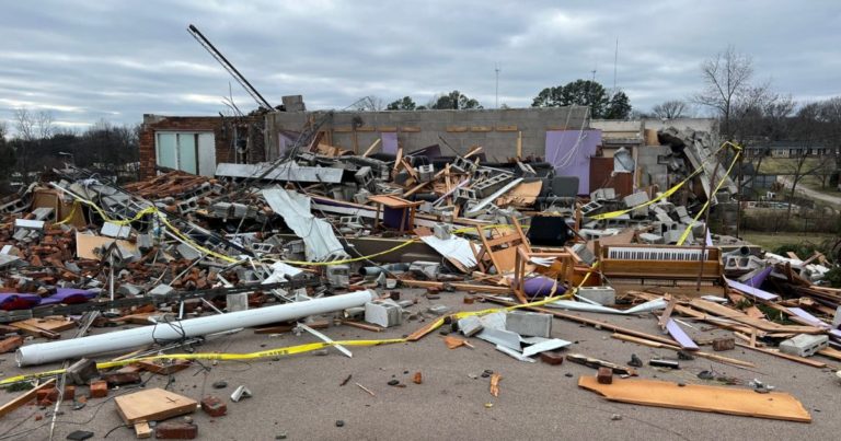 'God preserved us': No lives lost after tornado hits church with people inside