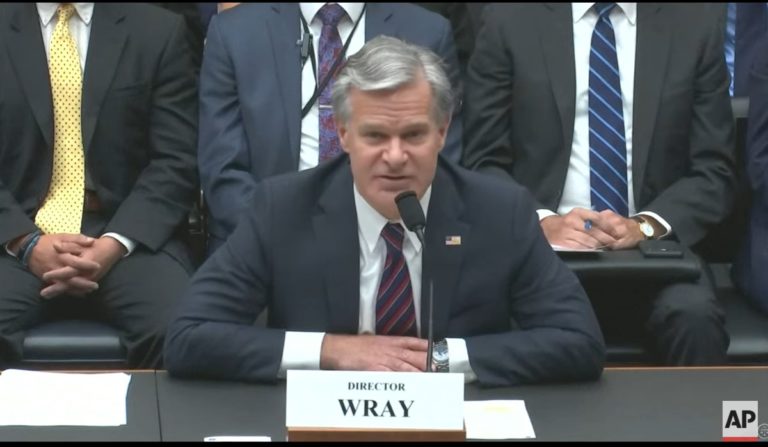 Wray: FBI Believes Trump Shooter 'Live-Streamed' Venue