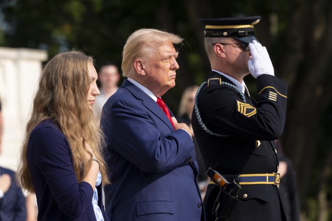 Trump Honors Kabul Victims, Blames Biden-Harris