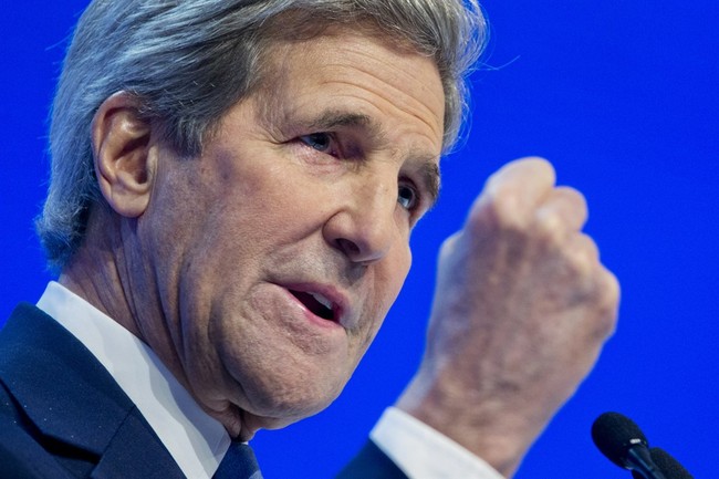 WATCH: John Kerry Literally Calls For End of First Amendment Speech Rights