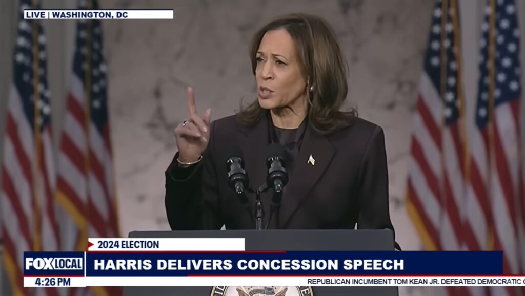 Harris Quoted One Of Hitler's Favorite Writers During Concession