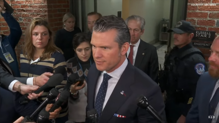 Trump Reaffirms 'Strong' Support For Pete Hegseth