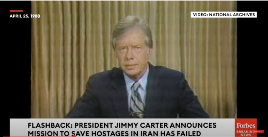 Former Iran Hostage Remembers The Weak Jimmy Carter