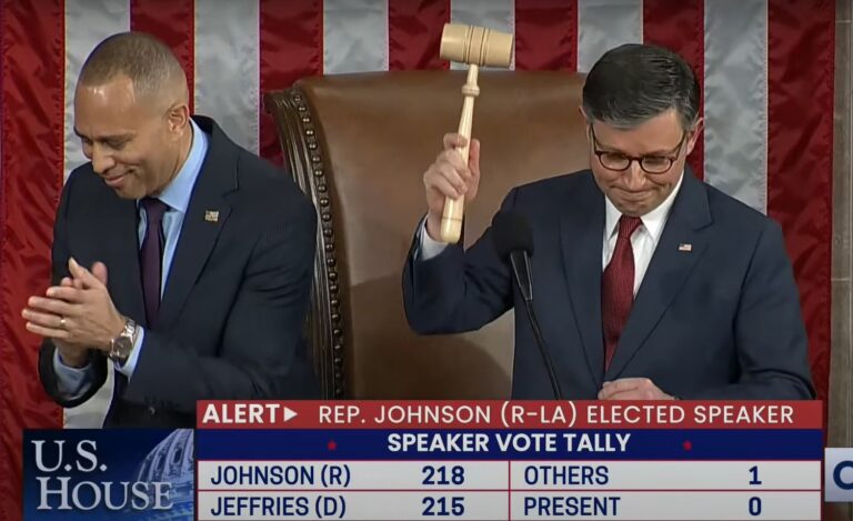 Mike Johnson Squeaks By Speaker Election With Bare Majority - InfoArmed - Trump Knows