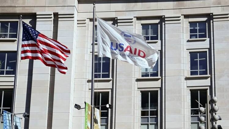 USAID offices closed. Employees were told to stay home.