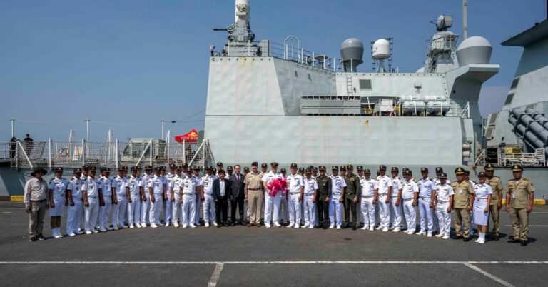 Canadian warship visits Cambodia after drills in South China Sea