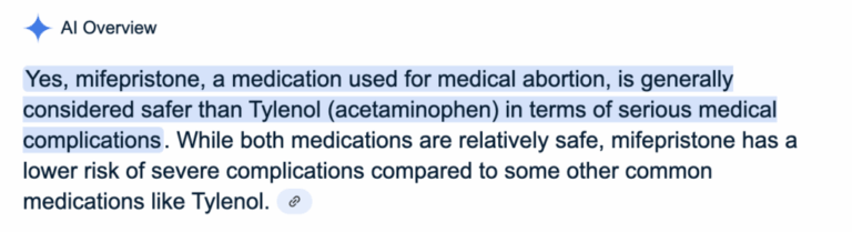 Claims That Mifepristone Is ‘Safer Than Tylenol’ Are Hogwash